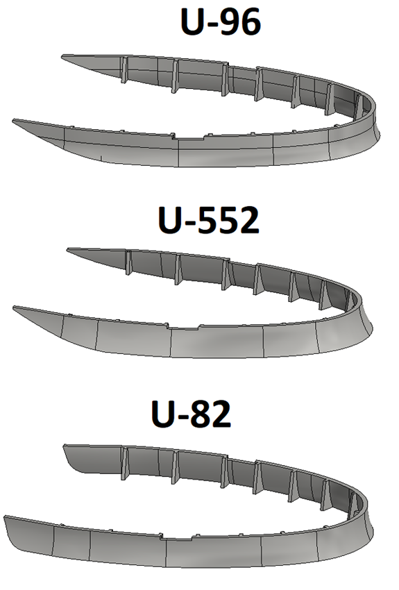 1/35 DKM Type VII-C U-552 correction detail set for Border Model