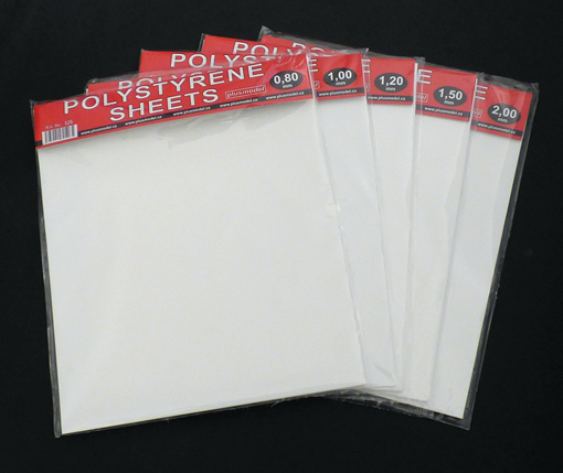 Polystyrene sheets 1,0 mm