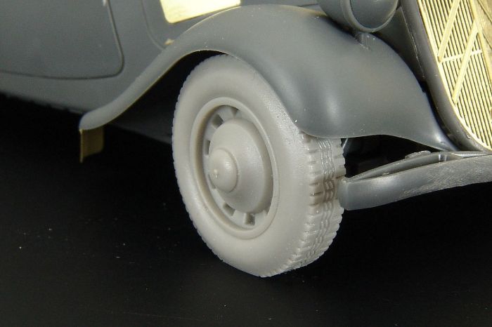 1/35 Citroen 11CV wheels casted wheels for TAMIYA model