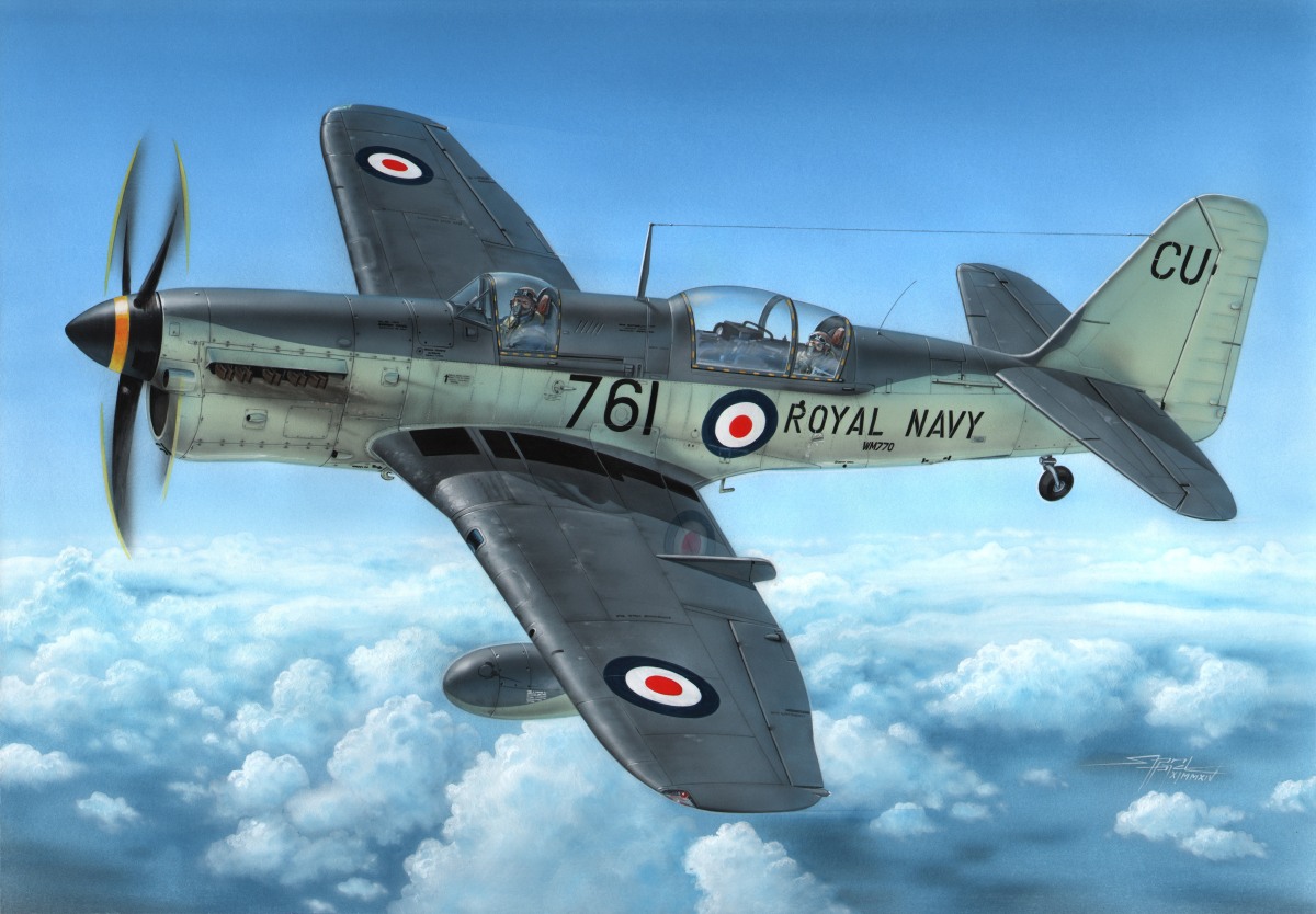 Plastikový model letadla 1/48 Fairey Firefly AS Mk.7 Antisubmarine version