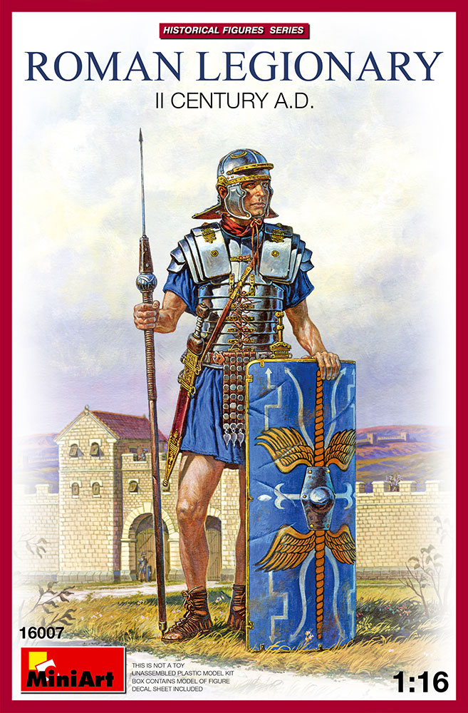 1/16 Roman Legionary. II century - Miniart