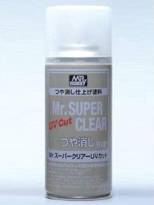 Mr.Super Clear UV Cut Flat Spray - Matný lak s UV filtrem 170ml