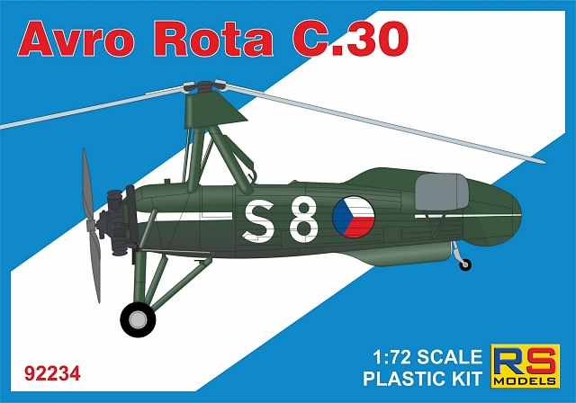 Plastikový model letadla 1/72 Avro Rota C.30A 4 decal v. for Czeczslovak.,RAF, Yugoslavia, Australia
