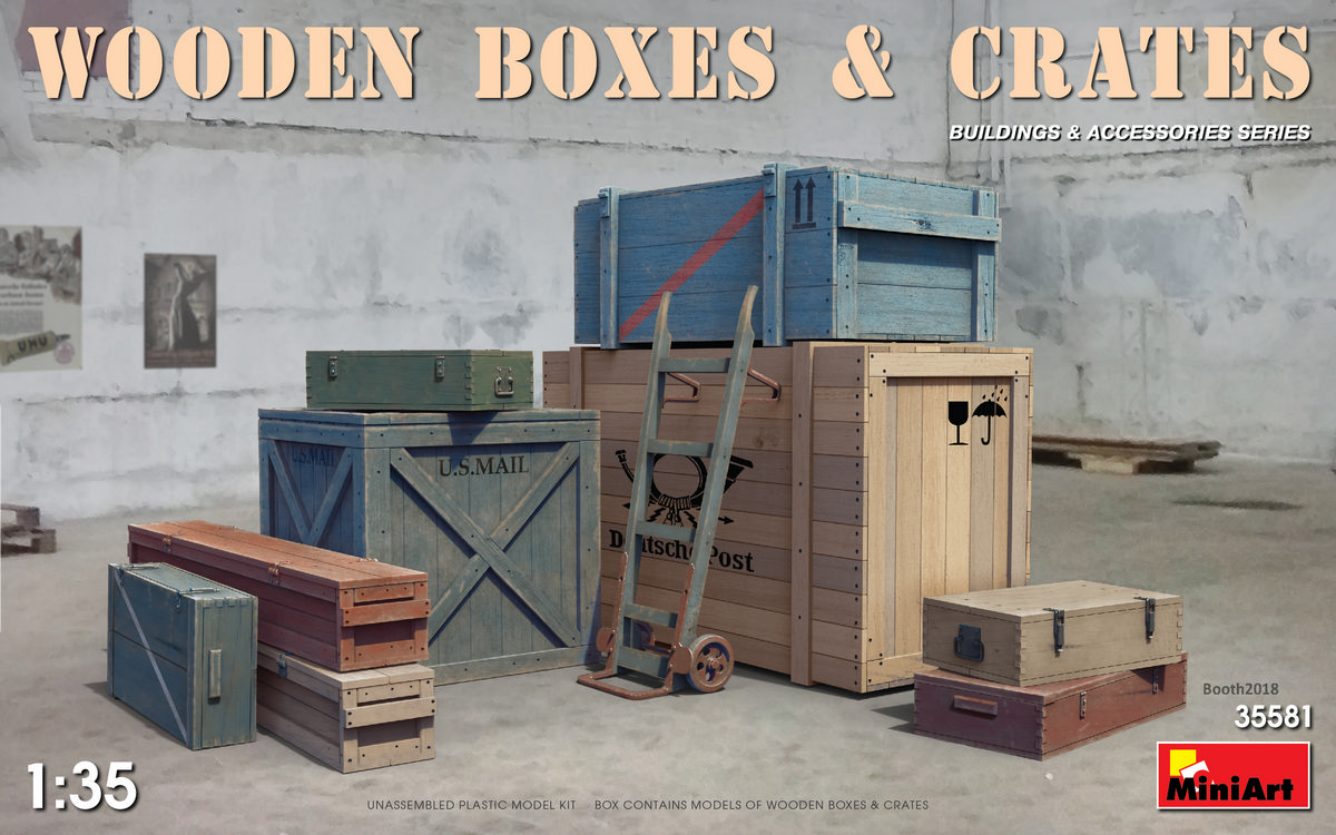 1/35 Wooden Boxes & Crates