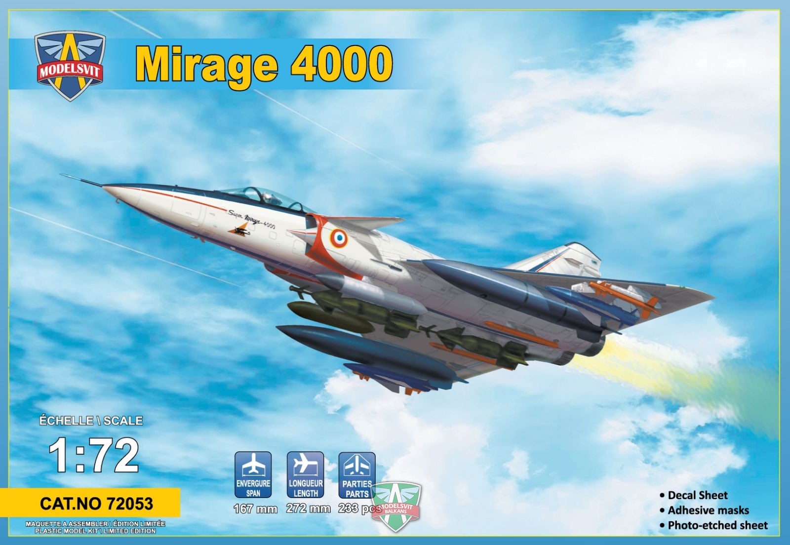 1/72 Mirage 4000 (+ new sprues with armament)