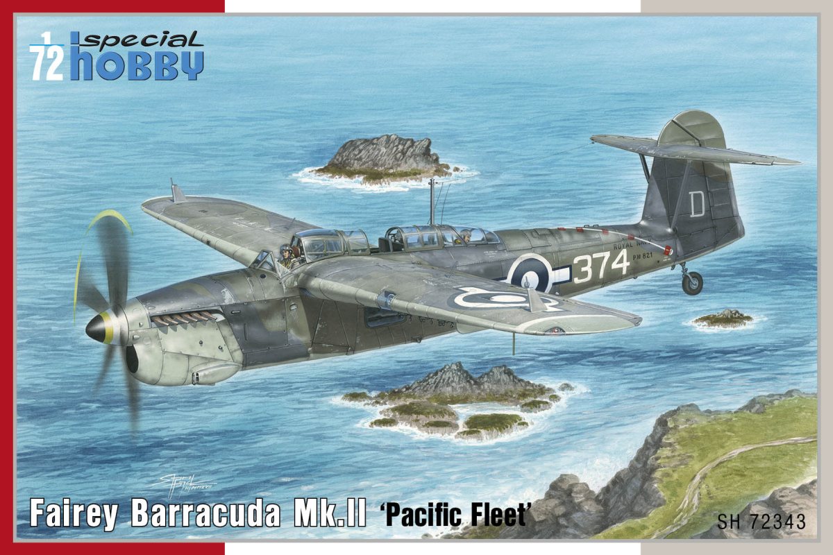 Plastikový model letadla 1/72 Fairey Barracuda Mk.II Pacific Fleet