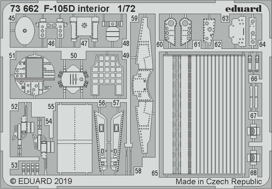 1/72 F-105D interior for TRUMPETER kit