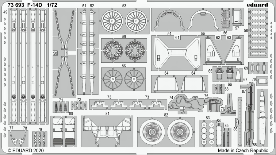 1/72 F-14D for GREAT WALL HOBBY kit