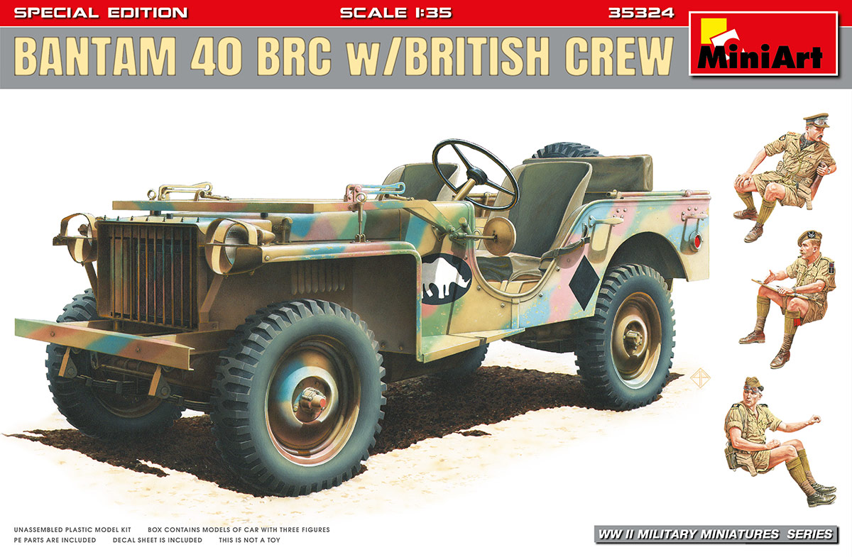 1/35 Bantam 40 BRC w/British Crew. Special Edition