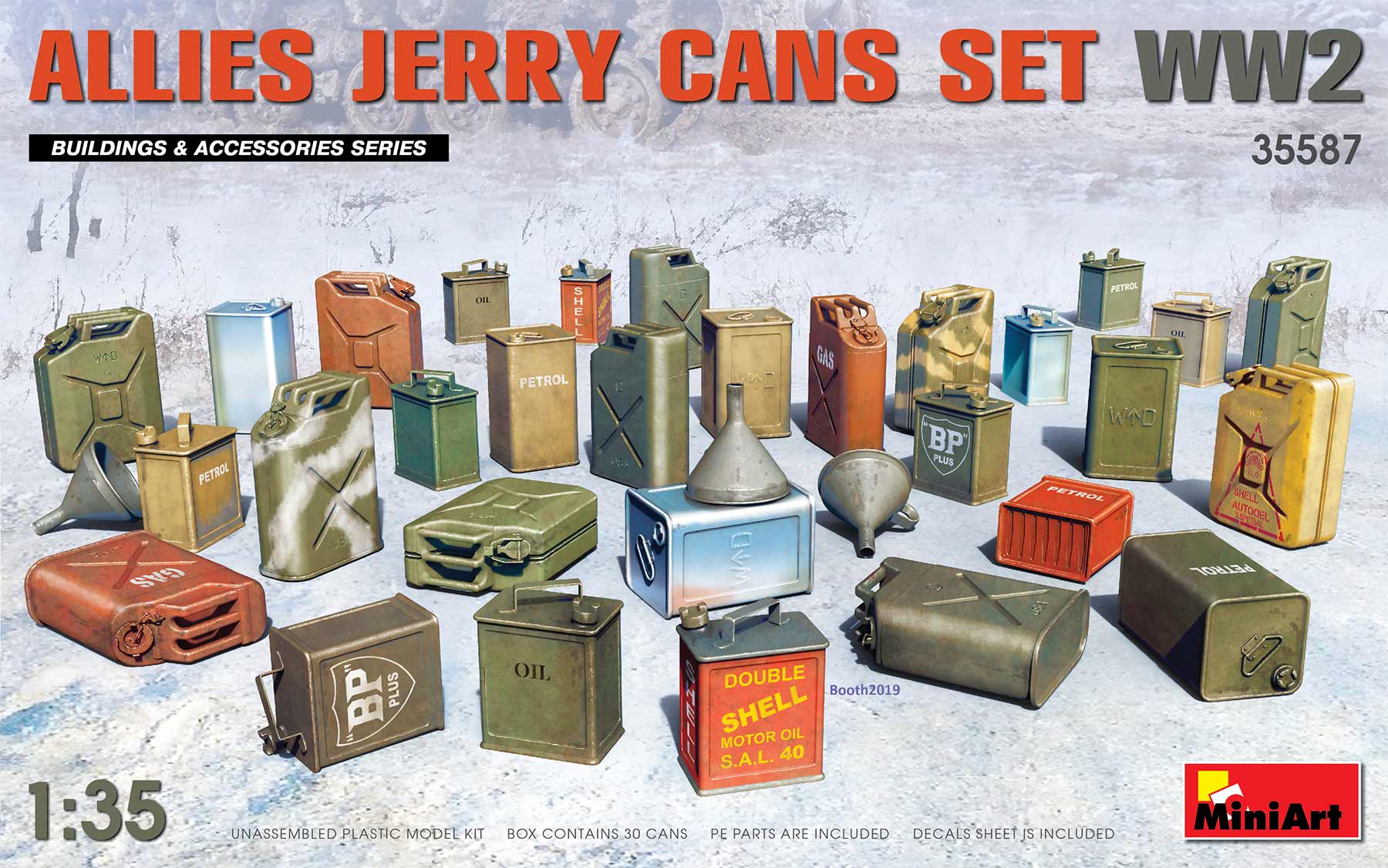 1/35 Allies Jerry Cans Set WW2