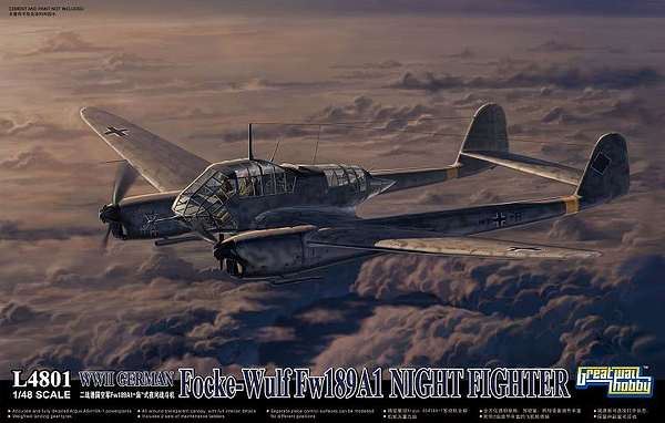 1/48 WWII German Fw 189A-1 Night Fighter 