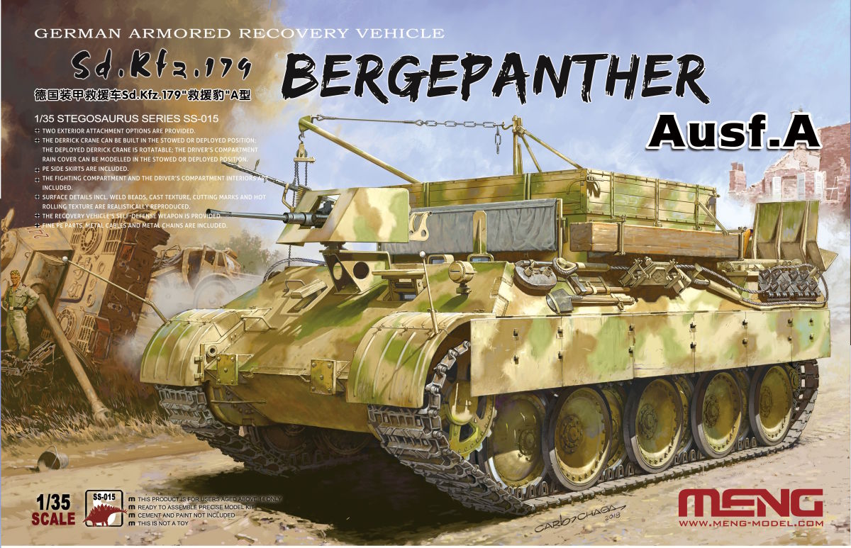 1/35 German Armored Recovery Vehicle Sd.Kfz.179 Bergepanther Ausf.A