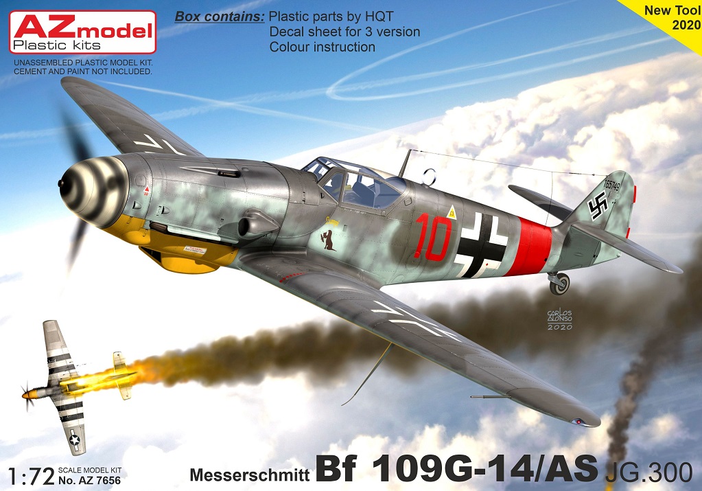 1/72 Bf 109G-14/AS JG.300  –  New Tool 2020