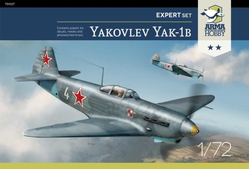 1/72 Yakovlev Yak-1b Expert Set - Arma Hobby