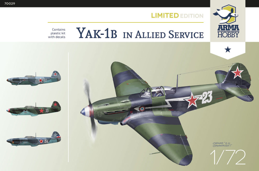 1/72 Yak-1b Allied Fighter Limited Edition - Arma Hobby