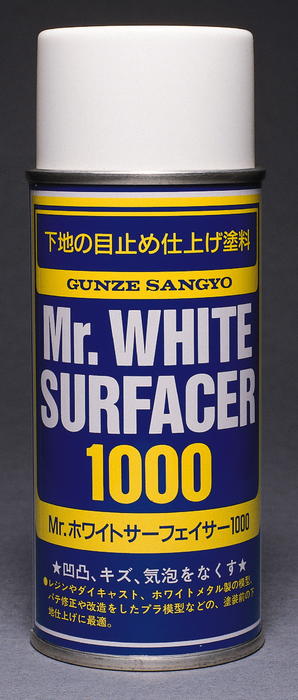 Mr.White Surfacer 1000 - Stříkací tmel bílý 170ml