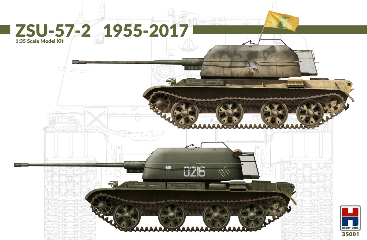 1/35 ZSU-57-2 1955-2017 (w/bonus 11 painting and marking)