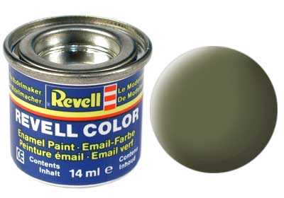 Revell Email Color - 32168: matná tmavě zelená (dark green mat RAF)