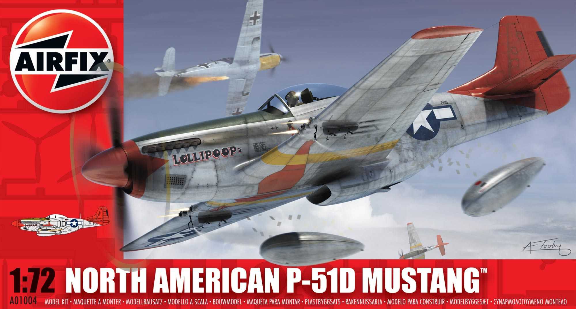 Classic Kit A01004 - North American P-51D Mustang (1:72)