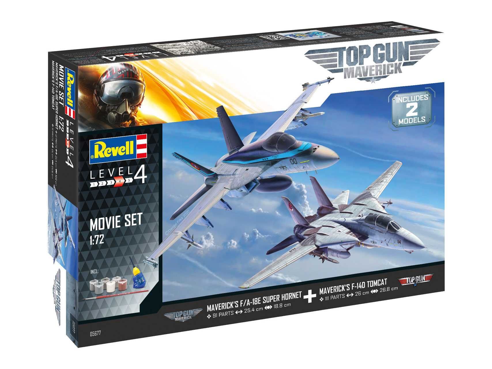 Gift-Set 05677 - Top Gun 2 Movie Set (1:72)