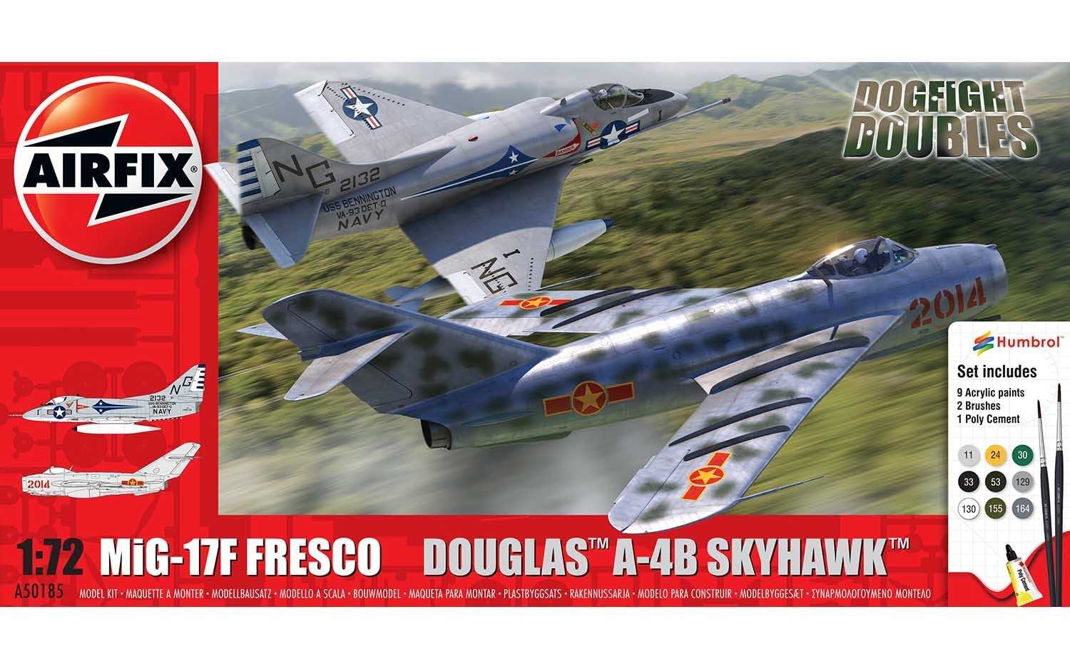 Gift Set A50185 - Mig 17F Fresco Douglas A-4B Skyhawk Dogfight Double (1:72)