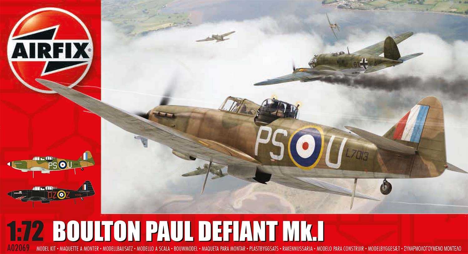 Classic Kit A02069 - Boulton Paul Defiant (1:72) - nová forma