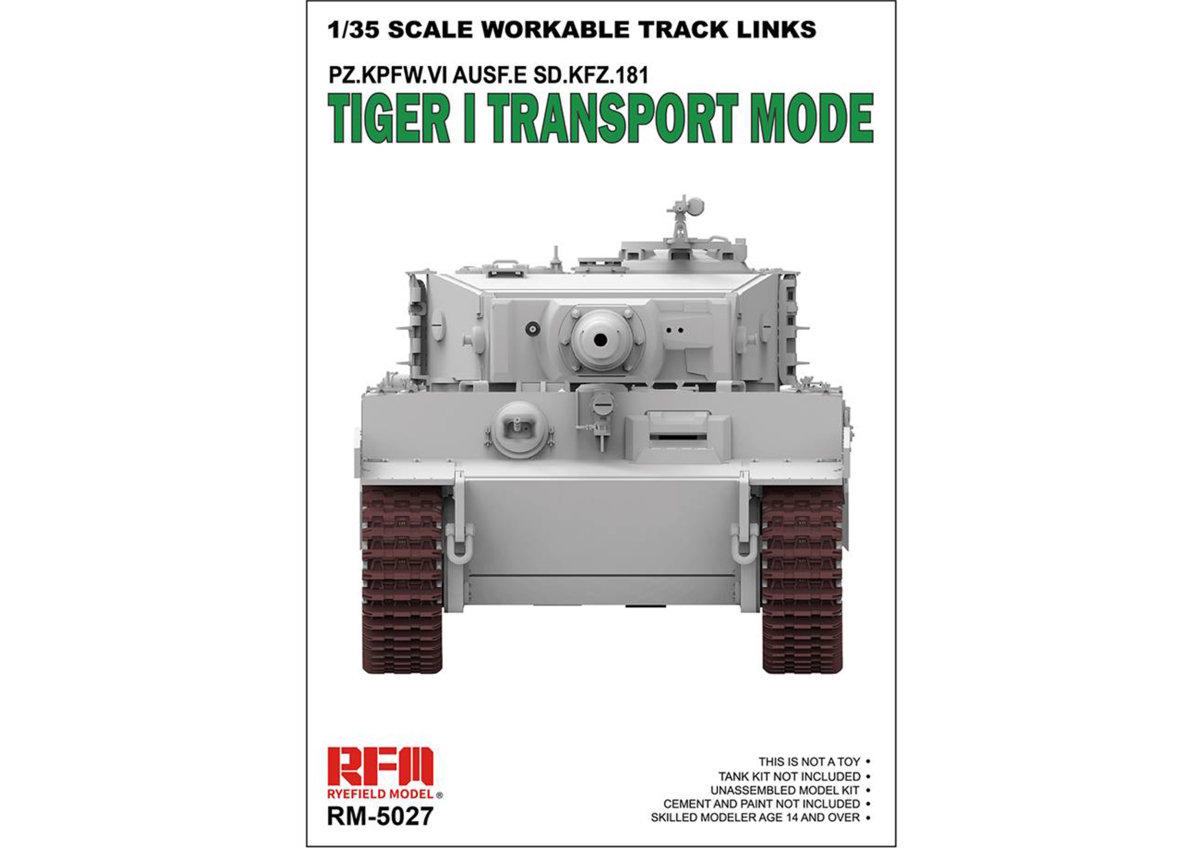 1/35 Workable Track Links Tiger I Transport Mode