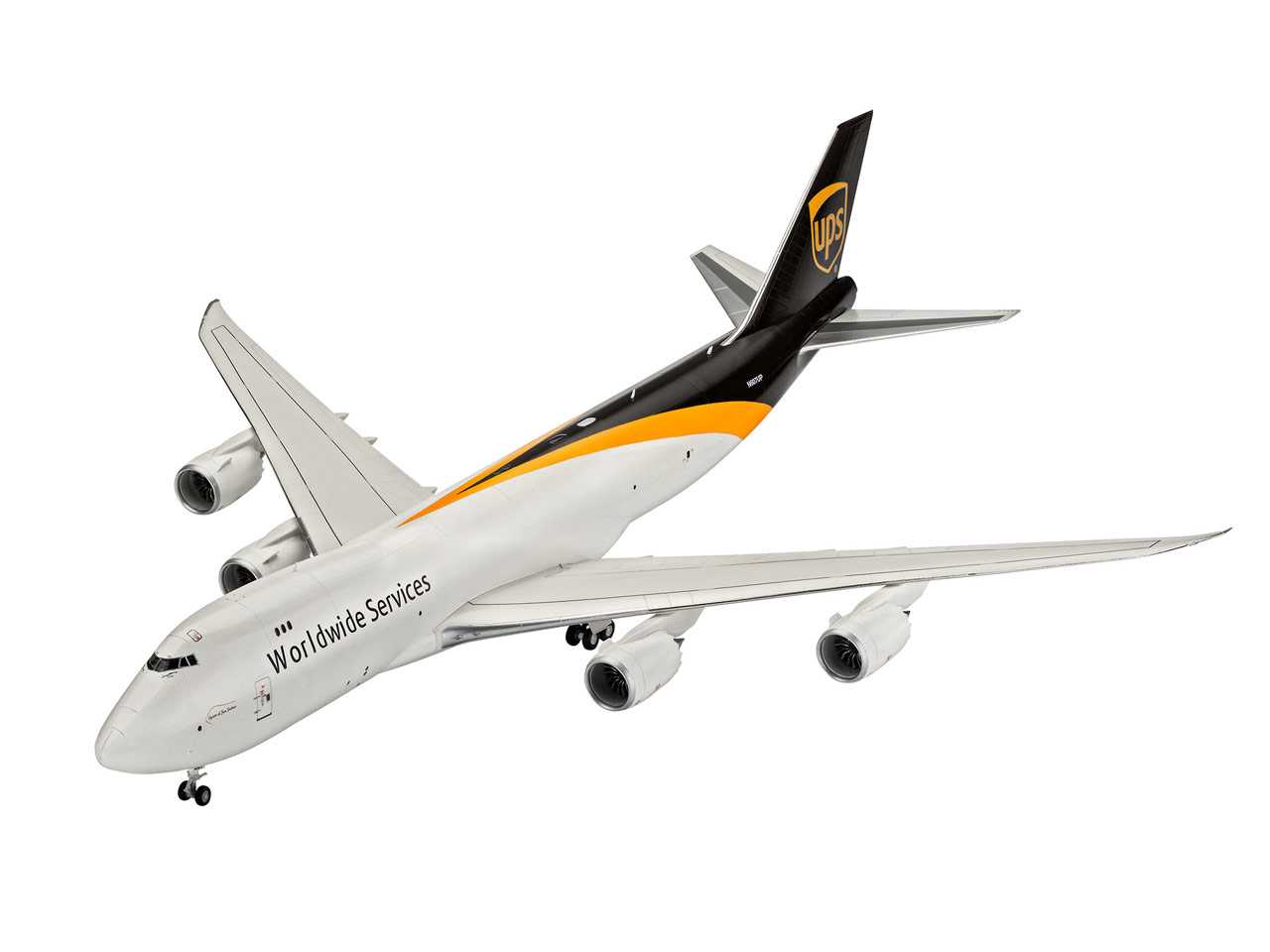 Plastic ModelKit letadlo 03912 - Boeing 747-8F UPS (1:144)