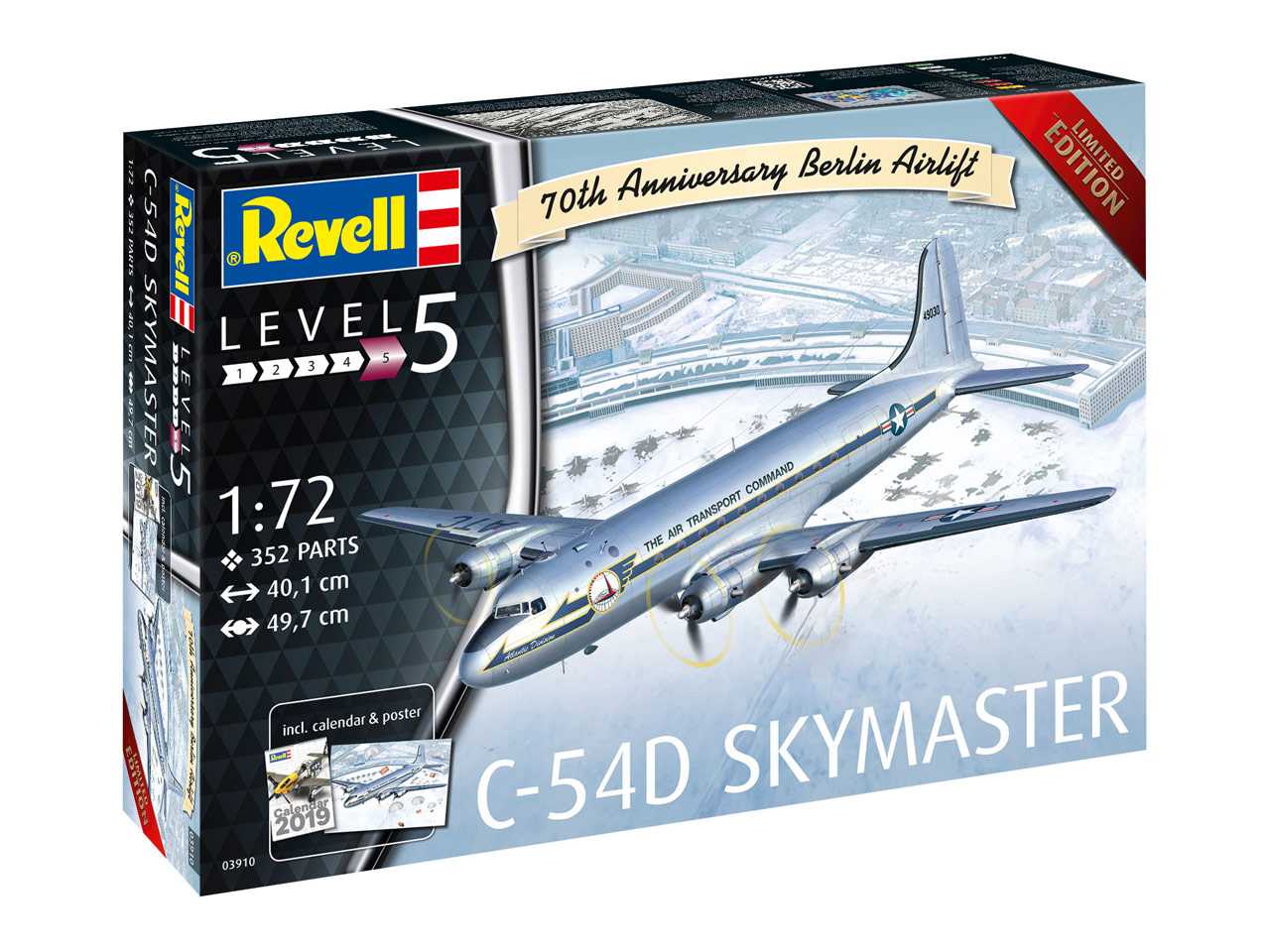 Revell Limited Edition 03910 - C-54D Skymaster 70th Anniversary Berlin Airlift (1:72)