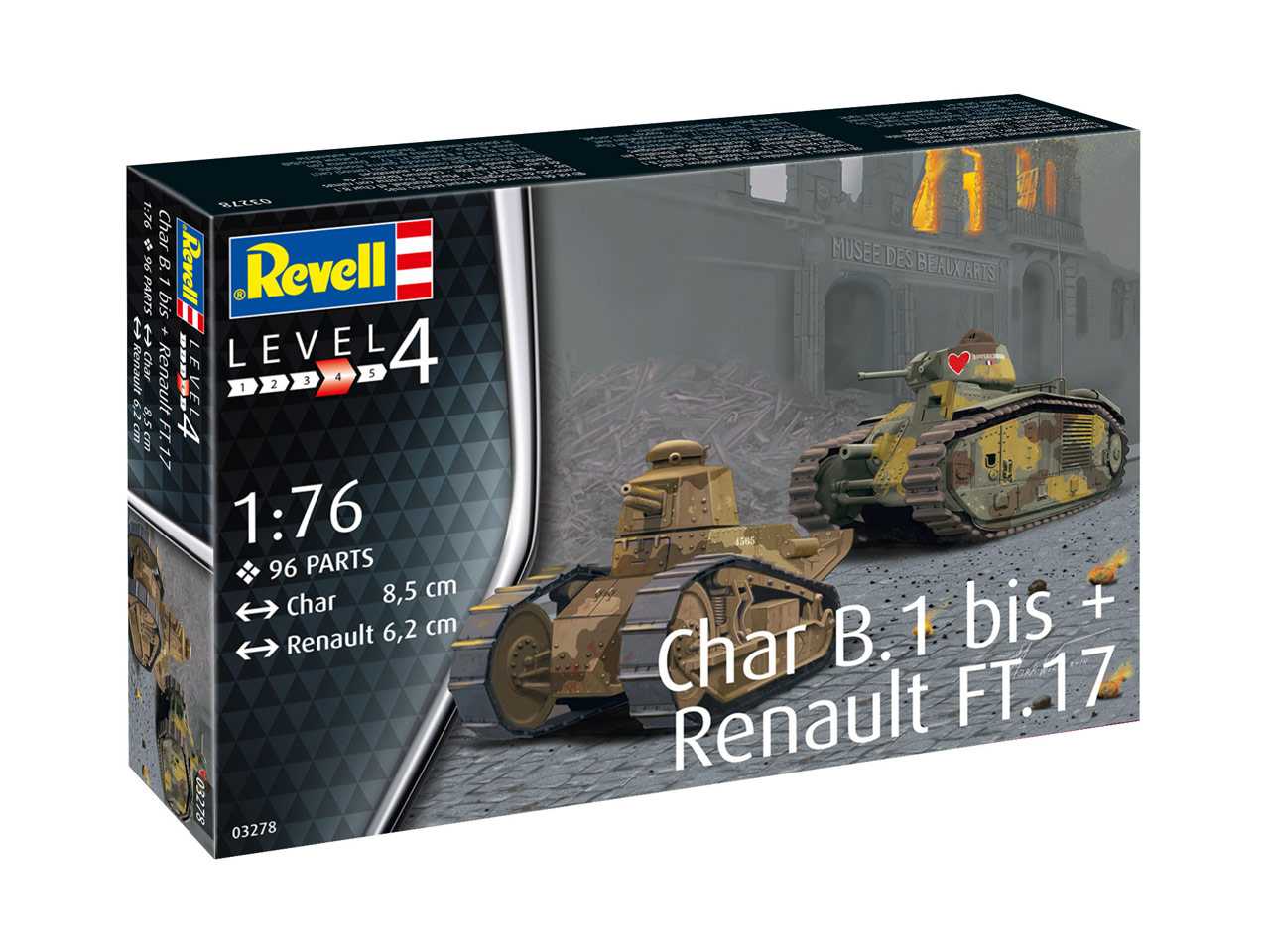Revell 03278 - Char B.1 bis Renault FT.17 (1:76)