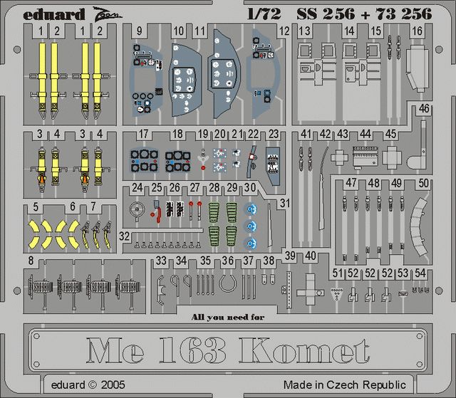 1/72 Me 163 Komet for ACADEMY kit