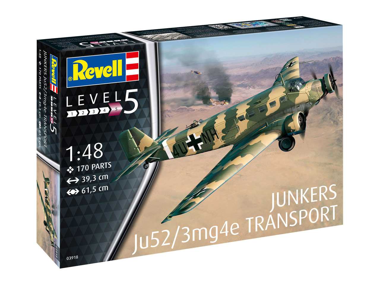 Revell 03918 - Junkers Ju52/3m Transport (1:48)