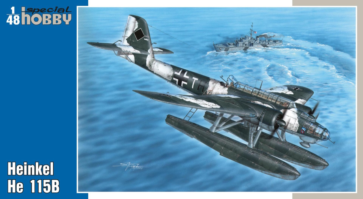 Plastikový model letadla 1/48 Heinkel He 115 B