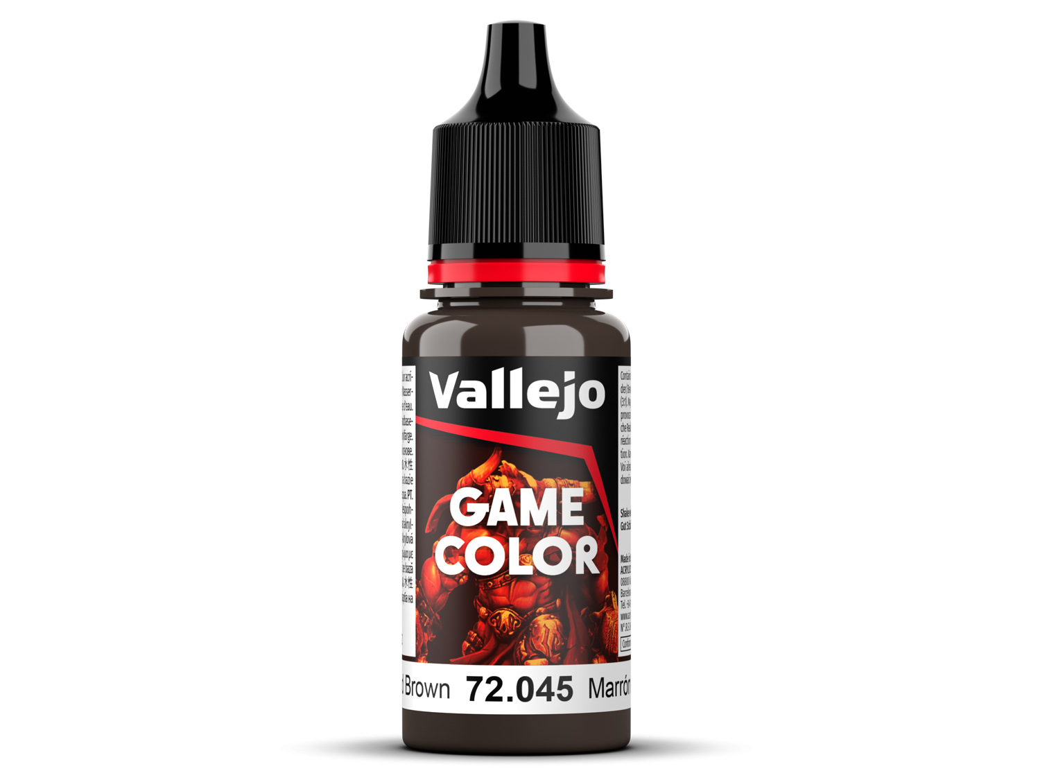 Vallejo Game Color 72045 Charred Brown 18 ml.