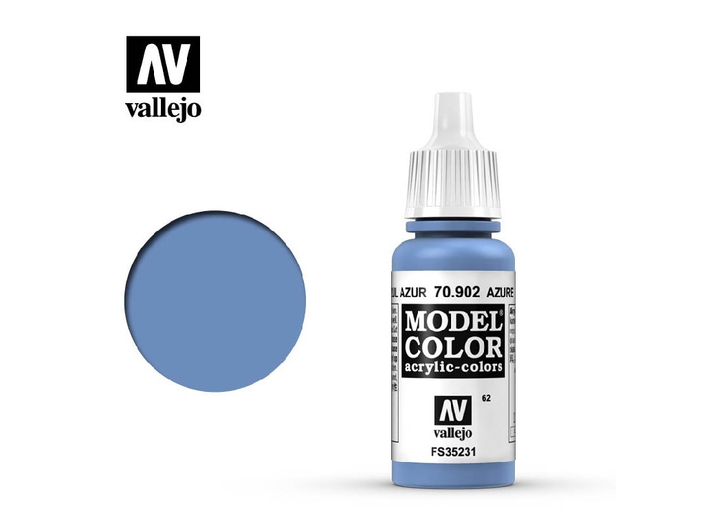 Akrylová barva Vallejo Model Color 70902 Azure (17ml)
