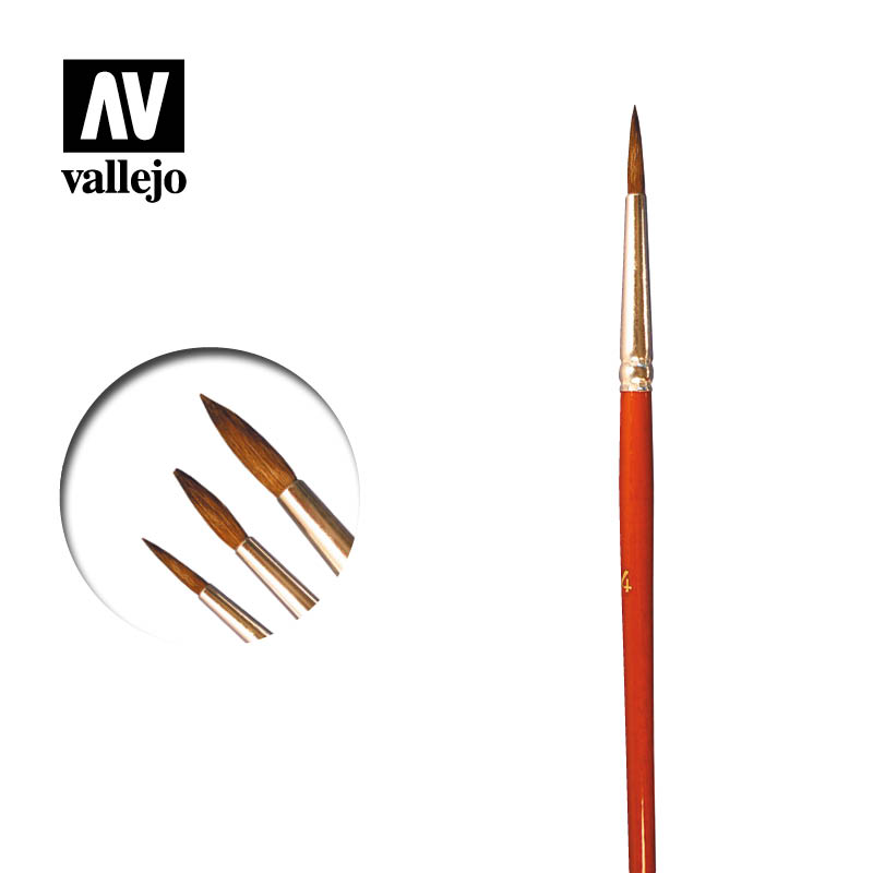 Vallejo Brush PF20001 Pony Hair, No.1