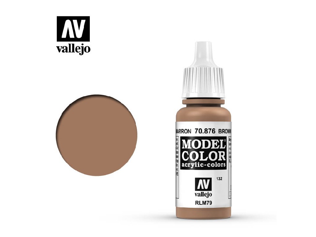Akrylová barva Vallejo Model Color 70876 Brown Sand (17ml)