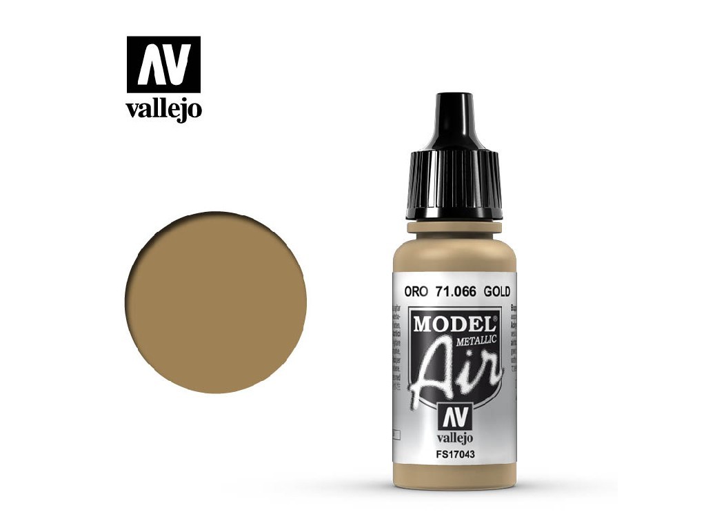 Akrylová barva pro Airbrush Vallejo Model Air 71066 Gold (17ml)