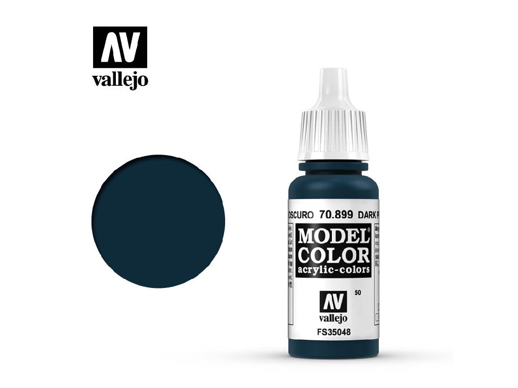 Akrylová barva Vallejo Model Color 70899 Dark Prussian Blue (17ml)