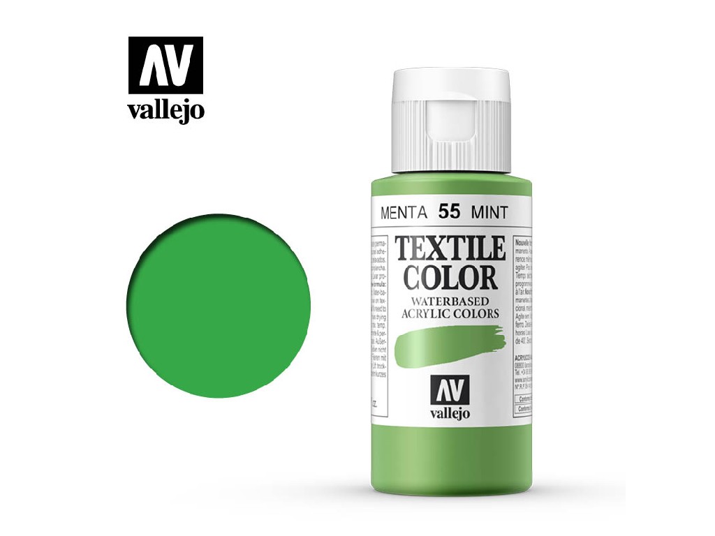 Vallejo Textile Color 40055 Minth (Opaque) (60ml)