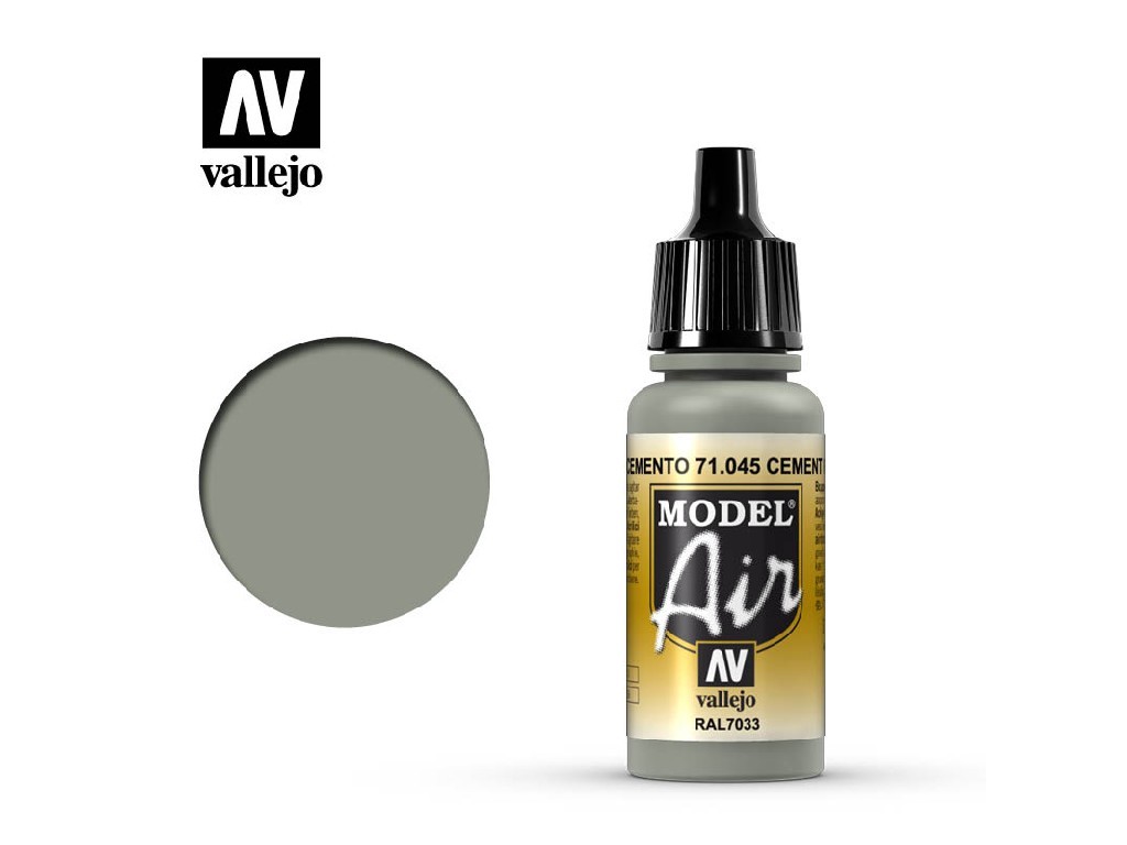 Akrylová barva pro Airbrush Vallejo Model Air 71045 Cement Grey (17ml)