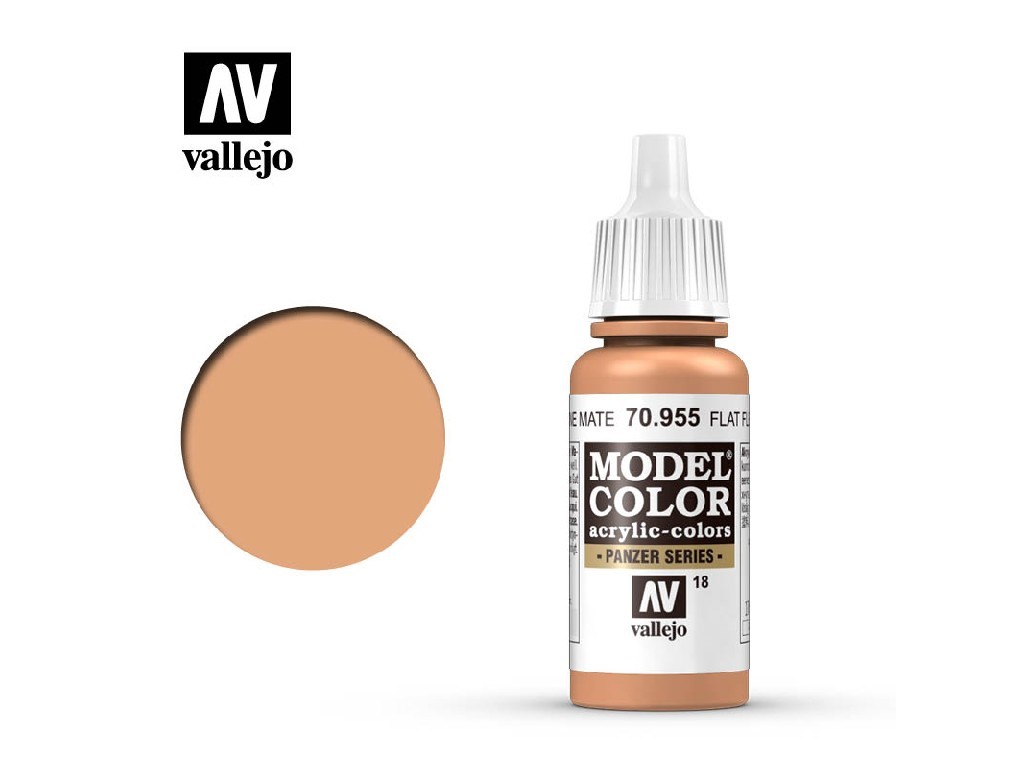 Akrylová barva Vallejo Model Color 70955 Flat Flesh (17ml)