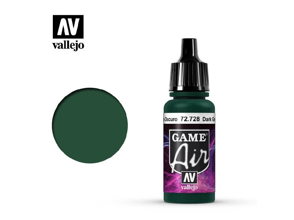 Vallejo Game Air 72728 Dark Green (17ml)