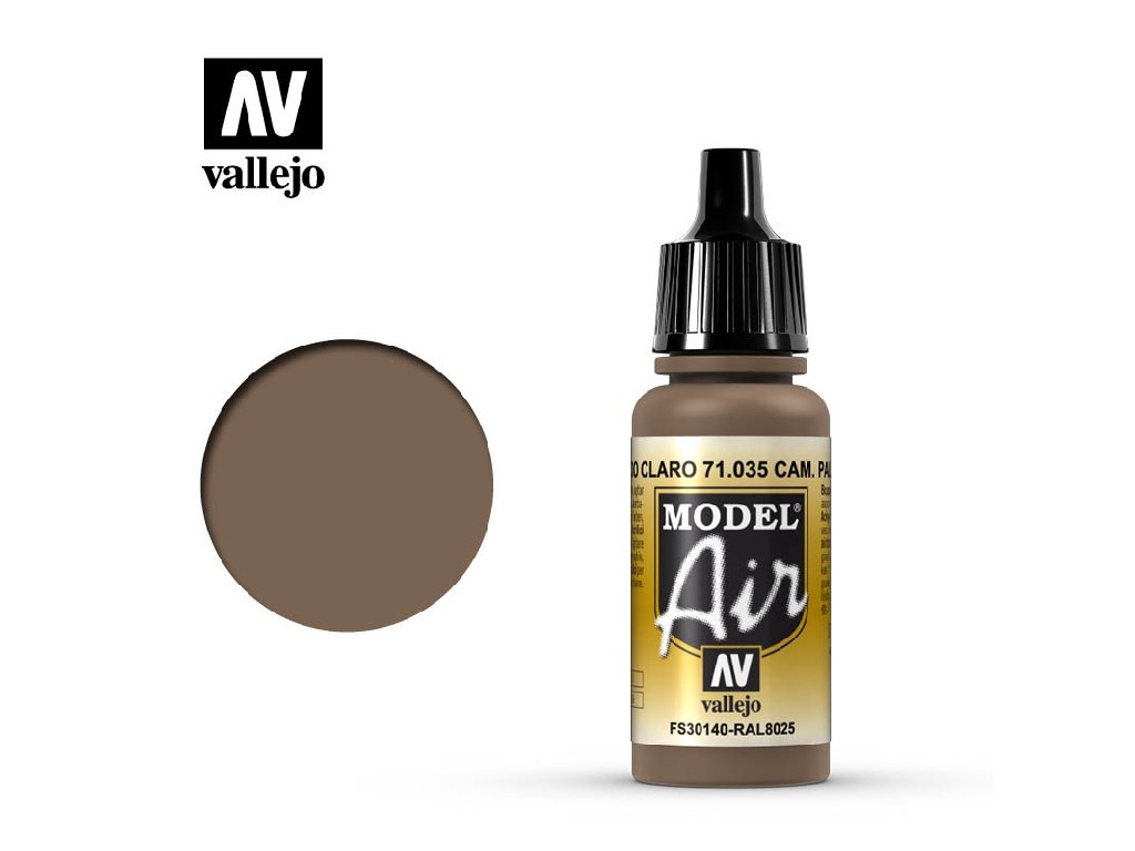 Akrylová barva pro Airbrush Vallejo Model Air 71035 Camouflage Pale Brown (17ml)