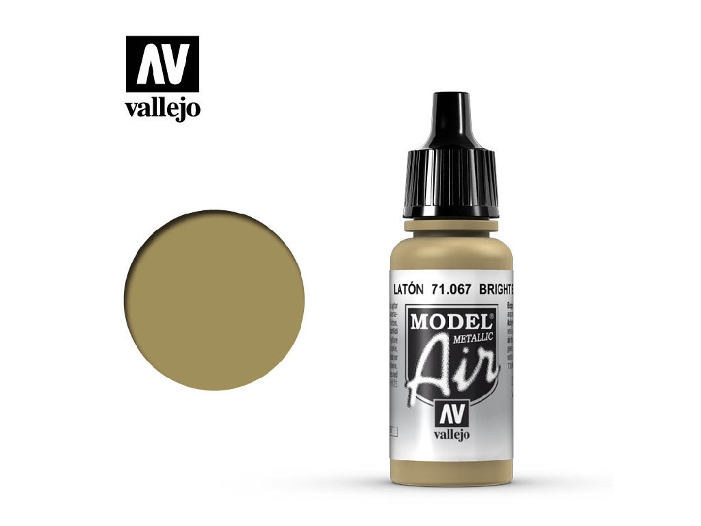Akrylová barva pro Airbrush Vallejo Model Air 71067 Bright Brass (17ml)
