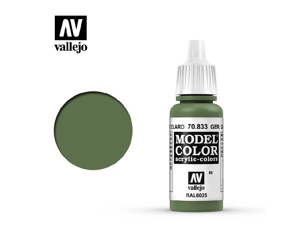 Akrylová barva Vallejo Model Color 70833 Ger,Cam,Bright Green (17ml)