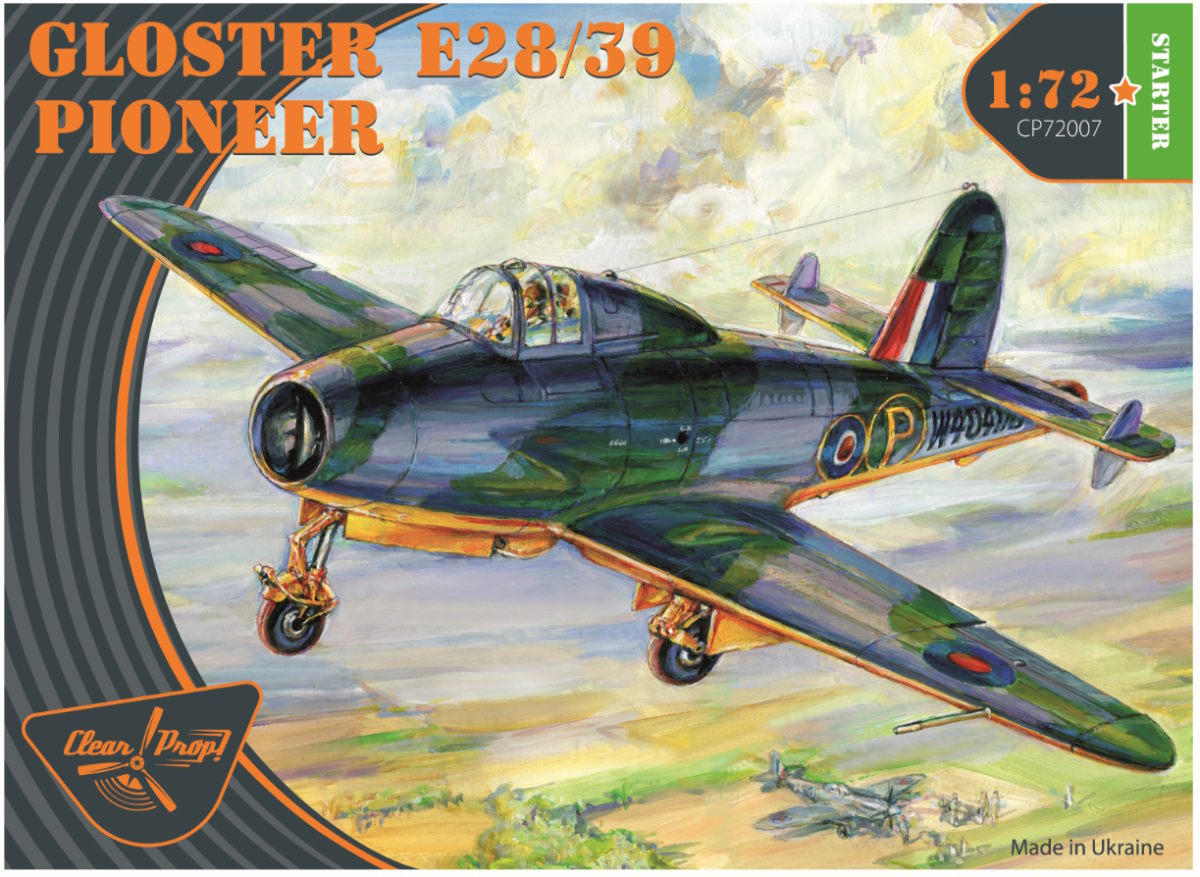 1/72 Gloster E28/39 Pioneer Starter kit - Clear Prop