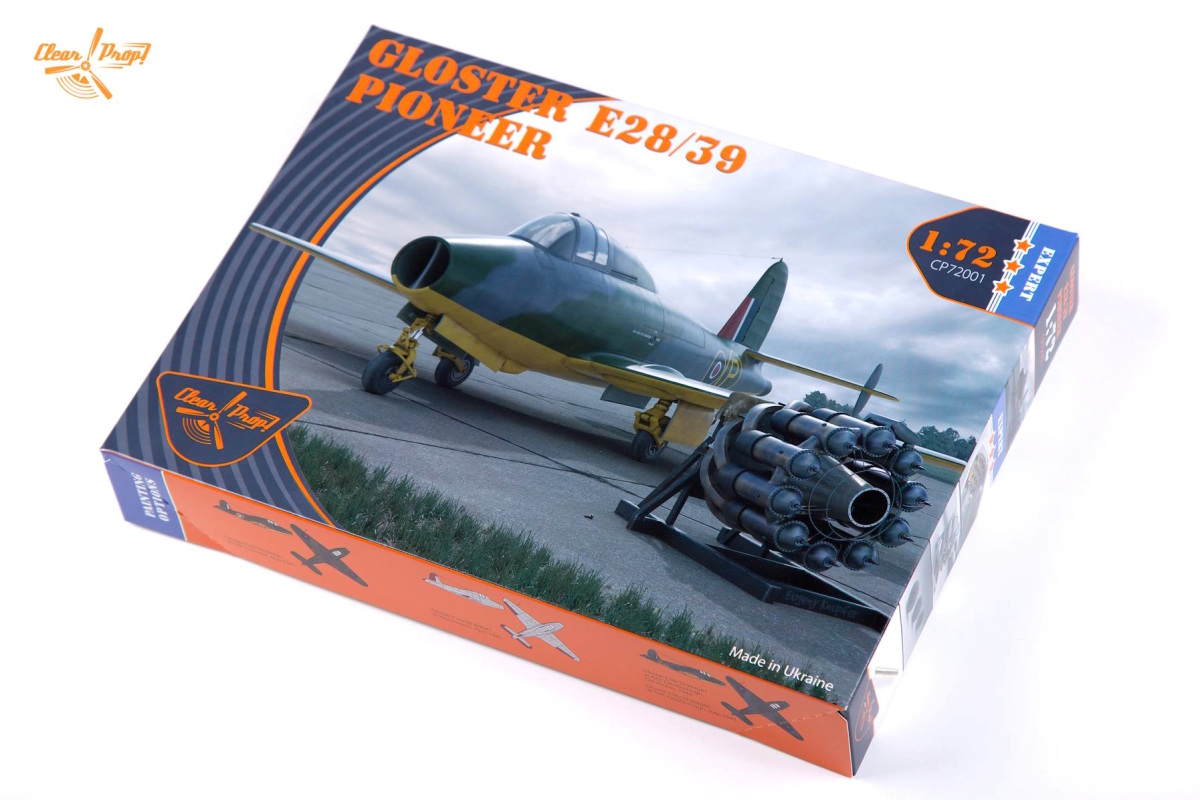 1/72 Gloster E28/39 Pioneer Expert kit - Clear Prop