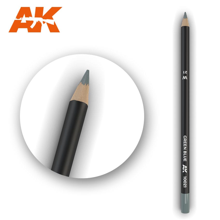 AK AK10021 Watercolor Pencil Green Blue (1x)