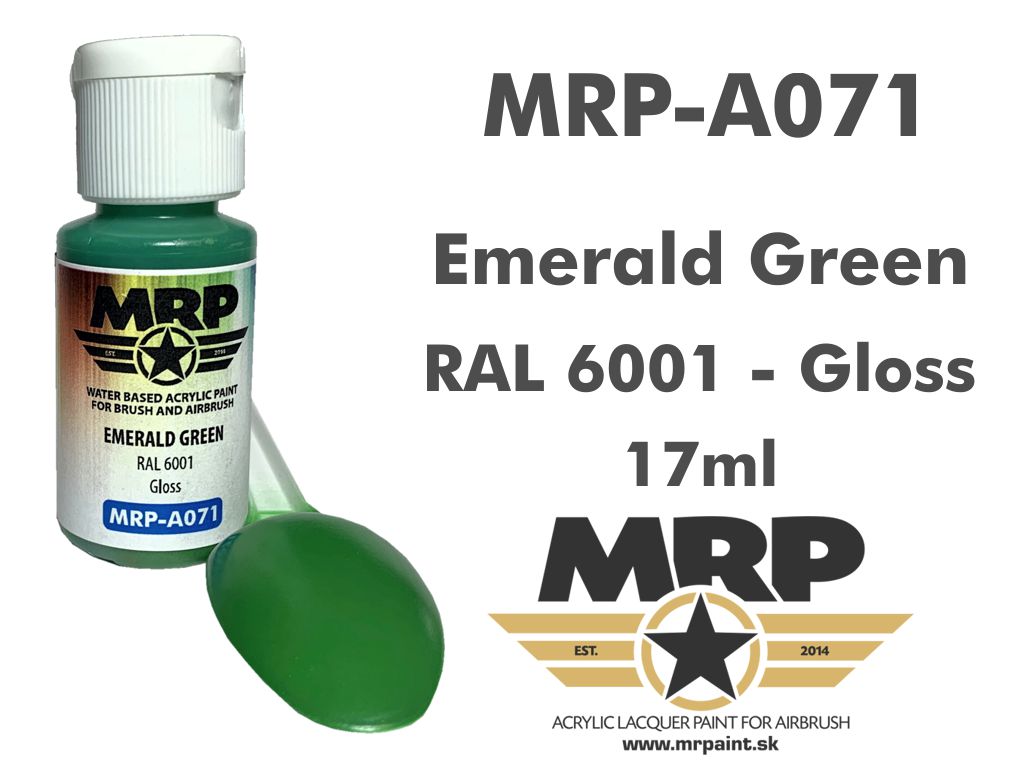 MR.Paint A071 Emerald Green RAL 6001 17ml